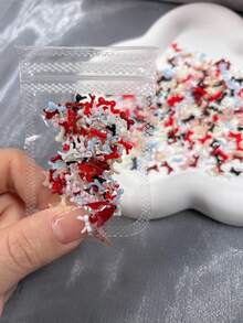 每袋100个/300个，可爱多彩纯色树脂蝴蝶结，适合DIY美甲和树脂美甲 - 无异味，多功能可佩戴美甲装饰配件，美甲装饰品 | 彩色美甲饰品 | 美甲 - 彩色 - 查看 6