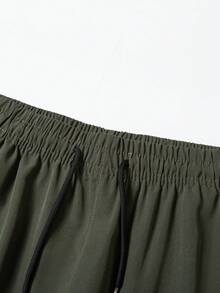 Bộ 2 quần short thể thao nam nhiều túi, thiết kế dây rút ở eo, thích hợp cho các hoạt động ngoài trời mùa hè và mặc thường ngày. - Nhiều màu - Xem 7
