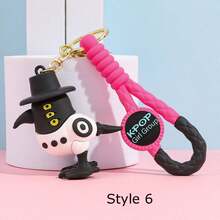 1pc Witcher Cartoon PVC Soft Keychain - Anime Peripheral Small Gift - Fashion Bag Accessory, Cartoon Character Design, Versatile, Best Small Gift For Daily Wear Or Giving To Friends - Multicolor - View 18