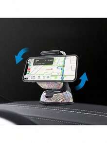 Giá đỡ điện thoại ô tô gắn vít, giá đỡ định vị có giác hút xoay được (1 chiếc) - Nhiều màu - Xem 5