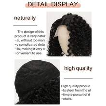 14 Inch African Curly Bob Wig - Heat Resistant Synthetic Small Wavy Style, Natural Look, Full Voluminous Curls, Suitable For Daily Or Special Occasions, Daily Wig Wear | African Style | Synthetic Wig - Black - View 7