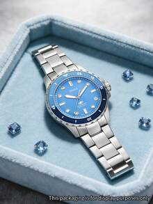 ES5353 Fossil Blue Stainless Steel 3-Hand Watch - Blue - View 2