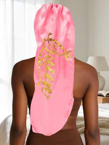 时尚休闲字母印花头巾 - A - 查看 5