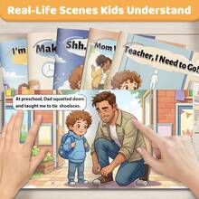 Kindergarten Reading Game Series – First Day, School Routine, Making Friends, Teacher Trust, Nap Time & Classroom Confidence, Illustrated Early Learning Activities, Multiple Titles Available - Falling In Love With Kindergarten - View 5