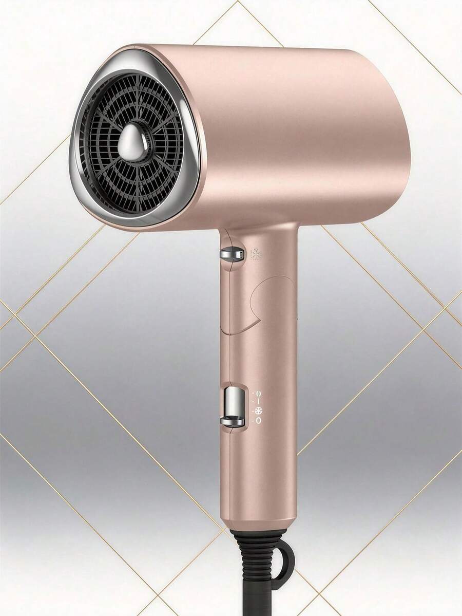 專業高功率快乾低噪音恆溫吹風機，家用酒店輕便旅行沙龍吹風機，恆速交流馬達，女性生日禮物，一鍵切換冷熱風