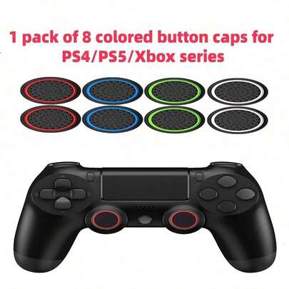 10pcs/Set Cat Paw Joystick Caps/Switch Game Controller Button Caps For Switch/OLED, , Gaming Accessories, Gamer Accessories, Video Games