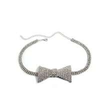 1 chiếc vòng cổ nơ thời trang dành cho nữ, kiểu dáng ngắn, ôm sát cổ, chất liệu đồng. - Nhiều màu - Xem 7