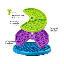 Puzzle Slow Feed Pet Bowl, Interactive Rotating Game Board Feeder For Cats And Dogs, Mental Stimulation Food Puzzle Toy, Non-Slip Slow Eating Feeder For Small Medium Pets - 1 - View 6