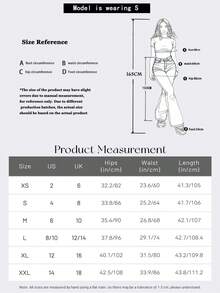 GILIPUR Y2K 女式微喇叭牛仔裤，配腰带，高腰修身，深蓝色水洗，优雅时尚的欧美休闲街头风春季单品 - 寶藍色 - 查看 6