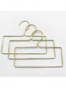 1pc/2pcs/5pcs/10pcs Nordic Style Golden Metal Clothing Rack, Multi-Functional Hanger For Clothes, Towels, Scarves - Gold - View 1