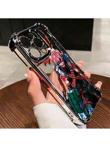 [24h Shipping From DE/FR/ES]Apple 17 22-26GalaxySamsungCartoon My Hero A-Academia Phone Case Suitable For IPhone 17 16e 16 15 14 13 12 11 Mini Pro Max Air X XR XSMAX 8 7 Plus, Shockproof Transparent Soft Back Cover, Pop Culture Case, Lightweight Case, High-Quality Material, For Anime Fans. - màu đen - Xem 3