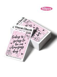 50 Pcs Pink Mini Thank You Cards Small Business Customer Appreciation Cards For Online Shop Retailers Packaging Supplies - Thank You Card - View 11