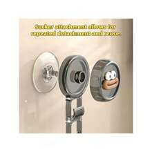 壁挂式厨房收纳篮，可收纳蔬菜、洋葱、大蒜、鸡蛋，无需钻孔，也可作为浴室挂式收纳篮、化妆品挂式收纳篮使用，适用于厨房、浴室、卧室 - 彩色 - 查看 3