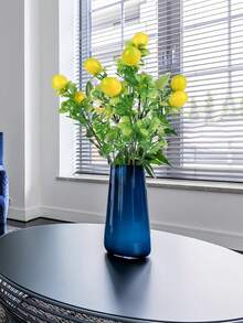 1/3Pieces Artificial Lemon Branches Fall Picks With Lemon And Green Leaves,Fake Lemon Decor Plant Decor Fake Tree Branches For Table Centerpiece,Lemon Simulation Fruit Simulation Plant Summer Lemon Home Decoration - Multicolor - View 6