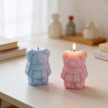 小熊蜡烛硅胶模具 DIY手工香氛动物造型肥皂模具 - 小熊模具 - 查看 6