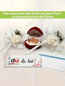 20/10pcs Felt Chocolate Gift Packaging Bags, "Glad You're Here" Felt Gift Bags, Bridal Shower Favors, Bridesmaid Candy Bags, Wedding Guest Souvenirs, Wedding Party Decor, Graduation Gift Packaging, Birthday Gift Set - View 7