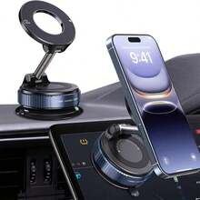 2026 Upgraded Car Phone Holder, Magsafe Super Strong Magnetic Car Phone Holder, 360 °   Adjustable Vacuum Suction Cup Car Phone Holder [Maximum Suction], Unisex Car Truck Accessories. PS: Only Suitable For Installation On Smooth Surfaces. - K10 - 查看 3