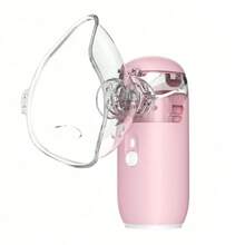 1 PCS Pink Portable Mist Sprayer, Quiet Mist Output Home Hydration Beauty Device - Ver 8