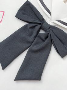 Balabala Bộ đồ hai mảnh mùa hè Kuromi IP Girls 2026, áo tay ngắn + chân váy xếp ly, trang phục dễ thương, năng động, nhẹ nhàng và thoáng khí. - tông màu trắng nhạt - Xem 3