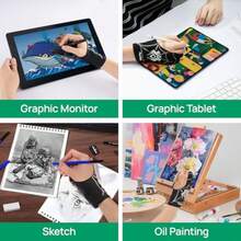 Parblo Artist Two Finrs G Anti-Skid Drawing G For LaptopGraphic Tablet Universal For Left And Right Hand - As Pic - View 6
