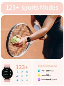 LIGE Smart Watch: A Multifunctional Smart Watch Suitable For Men And Women, With Various Sports Modes, Weather Forecast, Waterproof, Music Playback, Call And Message Alerts, Voice Assistant, And Activity Tracking - View 4