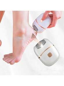USB Rechargeable Electric Foot File, Electric Foot Polisher And Callus Remover, Portable Foot Care Tool, Rechargeable Waterproof Foot Care Device For Smooth Feet - Multicolor - View 3