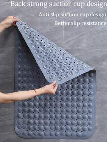 1 tấm thảm chống trượt PVC có giác hút, thảm trải sàn phòng tắm, vòi sen, bồn tắm. - Thảm chống trượt phòng tắm - Xem 9