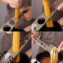 1/2pcs Multi-Functional Creative Plastic Noodle Spoon, Suitable For Scooping Eggs, Pasta, 3-Hole Powder Measuring Spoon, Household Noodle Spoon Colander, Small Kitchen Cooking Tool - Multicolor - View 8