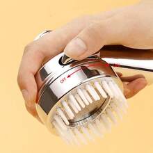 宠物美容淋浴喷头。深层清洁毛发，按摩皮肤促进血液循环，缓解宠物不适。三档水流调节，手持式喷头。柔软硅胶刷齿。适用于日常清洁犬、猫及其他宠物。 - 查看 8