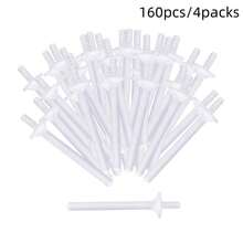 40 que sáp tẩy lông mũi bằng nhựa PP, bộ dụng cụ tẩy lông mũi hiệu quả dành cho cả nam và nữ, giúp làm sạch lỗ mũi. - Trắng - Xem 7