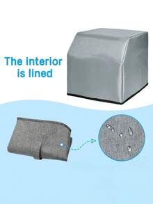 Dust-Proof And Waterproof Sewing Machine Cover, With Pocket To Store Sewing Supplies, Suitable For Most Standard Sewing Machines, Durable, Can Be Used As Kitchen Decor, Home Goods, Mother's Day Gift, Bedroom Decor, Gardening, Kitchen Decor, Summer, Beach, Travel Essentials, Room Decor, Graduation Gift, Ideal Gift For Crafters - Multicolor - View 3