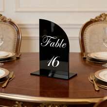 OUTANA Acrylic Detachable Table Number Plate, Minimalist Design, Suitable For Business Hotels, Birthday Parties, Restaurants, Meetings, Weddings, Exhibitions, Table Identification - BJ3063 - View 5