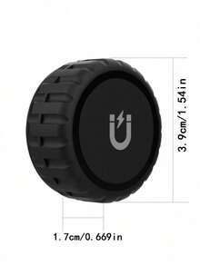 1 pieza Funda protectora anti-pérdida para Apple AirTag, carcasa dura de PC con alta absorción magnética, totalmente impermeable y sellada - Negro - Ver 8
