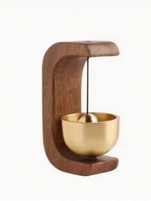 1 pieza Campana decorativa artística de metal - Alerta de sonido fuerte e impermeable, aleación de cobre duradera, elegante decoración del hogar, adecuada para entrada, oficina, regalo festivo, campana decorativa para el hogar, campana de oficina, campana decorativa, diseño exquisito - Multicolor - Ver 11