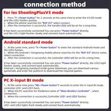 D3 Retractable Bluetooth Game Controller, 350mAh, Compatible With PC/IOS/Android/Switch, Wireless 3D Joystick With Macro Commands - View 9