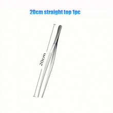Multifunctional Stainless Steel Tweezers, Long And Durable Clamps, Suitable For Pet Feeding, Outdoor Bonsai, Repair, BBQ, DIY Jewelry Making, Aquarium Cleaning - Tweezers - View 11