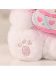 名创优品三丽鸥三明治饼干坐姿毛绒公仔动漫主题美乐蒂毛绒玩具家居卧室沙发摆件可爱节日生日礼物30厘米/11.81英寸 - 粉色 - 查看 11