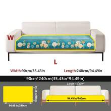 1PC Chenille Jacquard Sofa Cover With Full Moon Tree Pattern, Non-Slip Pet-Resistant Cushion Pad, All-Season, Machine Washable, Elegant Decor For Room, Premium Sofa Protector - Multicolor - View 22