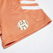 Adidas Men's Casual Thermal Lined Straight Leg Shorts, Suitable For Spring/Autumn, IU2801 - Orange - View 3