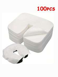 100 chiếc/gói, bọc gối tựa đầu dùng một lần không dính, siêu mềm cho bàn massage SPA, kích thước 14,2" x 10,6" - trắng - Xem 9