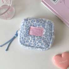 High-End Leopard Print Makeup Bag Sanitary Napkin Storage Bag Travel Portable Bag - Random Color - View 10