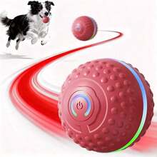 1pc Automatic Bouncing Ball Pet Toy, Smart Dog Jumping Ball, USB Rechargeable, Suitable For Small & Medium Dogs Indoor/Outdoor Play - Multicolor - View 1