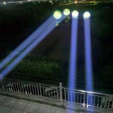 1pc Ultra-Long Battery Life LED Flashlight, High Brightness USB Rechargeable Powerful Spotlight Searchlight Torch For Outdoor Fishing - As Shown In the Figure - View 7