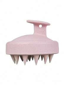 Bàn chải gội đầu silicon màu hồng 8cm x 6.5cm, lược massage da đầu mềm mại, dụng cụ chăm sóc cơ thể, dụng cụ tắm, dụng cụ gội đầu tại salon tóc, bàn chải tóc, dụng cụ tạo kiểu tóc, lược gội đầu, dụng cụ chăm sóc khi tắm, đồ dùng cần thiết cho năm học mới, du lịch nghỉ dưỡng, phụ kiện tóc dành cho nữ. - Nhiều màu - Xem 2