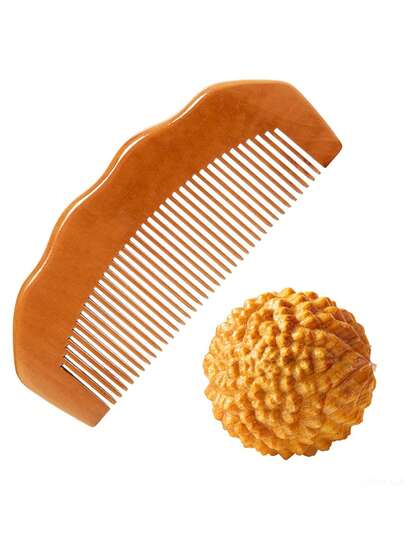 天然木质分娩梳多件套，含按摩球——完美的孕期礼物和自然分娩辅助工具