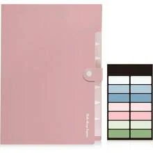 Portable 8-Pocket Expanding File Folder With Labels - Single Piece - View 15