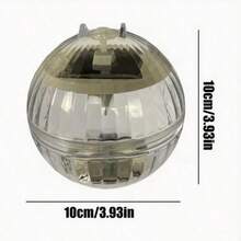 1pc Solar Powered Floating Water Lantern, Colorful Crystal Ball Lamp For Swimming Pool, Pond, Hanging Lamp, Garden Party Outdoor Decor - 10cm - View 11