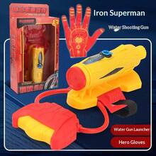Lanzador de pistola de agua en forma de araña, juguete tecnológico, pistola de agua tipo superhéroe, accesorio de enfriamiento de verano para niños - Multicolor - View 15