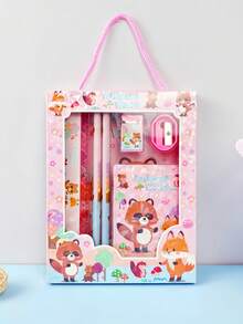 Bộ văn phòng phẩm hoạt hình tinh tế, quà tặng học tập sáng tạo, bộ 6 món, quà tặng ngày lễ, quà tặng học tập, thích hợp làm phần thưởng học đường, quà tặng dễ thương, quà tặng tựu trường, dụng cụ học tập - Nhiều màu - Xem 10