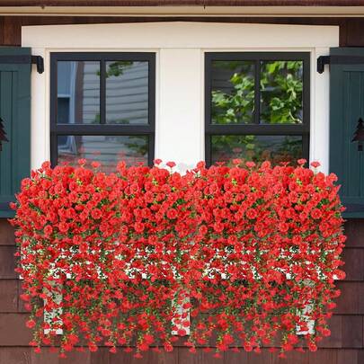 1 Dây trang trí giả bằng lụa hình lá bạch đàn và dây leo, chống tia UV, thích hợp dùng ngoài trời cho kỷ niệm, lễ tốt nghiệp, đám cưới, tiệc tùng, nhà cửa, văn phòng, hiên nhà, sân vườn, tường nhà, mùa xuân/hè.